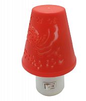 Светильник ночник "Светильник красный" Camelion NL-193 220В с выкл картинка 